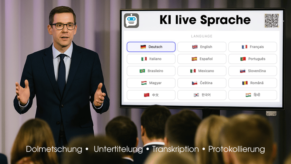 textk.ai KI Live-Übersetzung Untertitelung